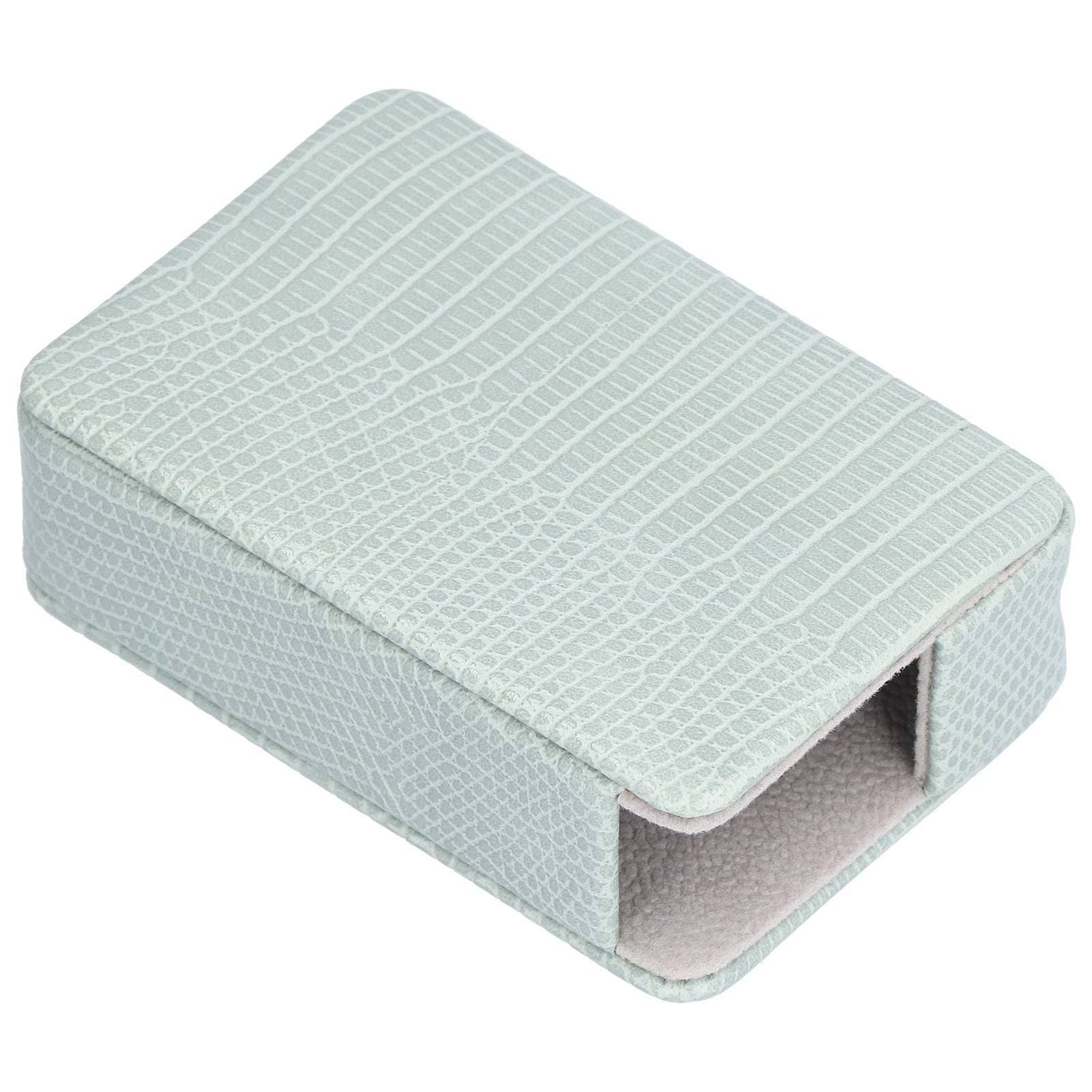 Cigarette Case Magnet Cigarette Box 20 Capacity Pressure Resistant PU Cigarette Case for MenGreen