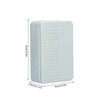 Cigarette Case Magnet Cigarette Box 20 Capacity Pressure Resistant PU Cigarette Case for MenGreen