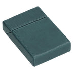 PU Cigarette Case Magnetic Cigarette Box Waterproof and Holds for 20 Cigarettes Lizard Pattern for MenGreen