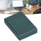 PU Cigarette Case Magnetic Cigarette Box Waterproof and Holds for 20 Cigarettes Lizard Pattern for MenGreen