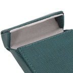 PU Cigarette Case Magnetic Cigarette Box Waterproof and Holds for 20 Cigarettes Lizard Pattern for MenGreen