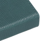PU Cigarette Case Magnetic Cigarette Box Waterproof and Holds for 20 Cigarettes Lizard Pattern for MenGreen