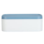 Portable Storage Box Reusable Dustproof Mouth Muffle Face Cover Organizer High Capacity for Home SchoolBlue
