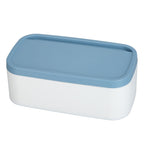 Portable Storage Box Reusable Dustproof Mouth Muffle Face Cover Organizer High Capacity for Home SchoolBlue
