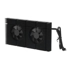 GK6 Dual PWM Fan VRAM Heatsink Adjustable Speed Backplane Memory Cooling Cooler for 3080 3070 Radiator0.5mm Pad 600