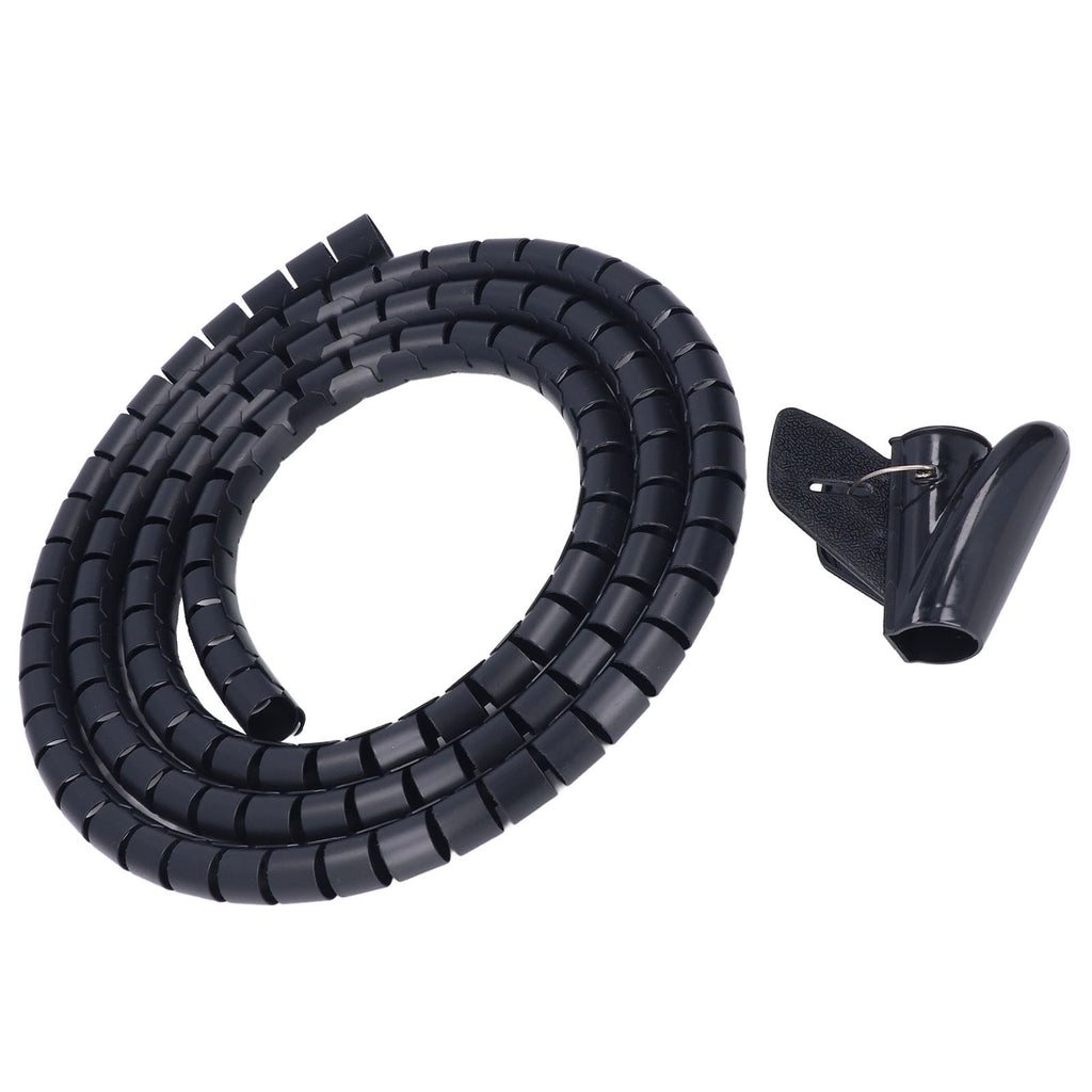 Spiral Cable Wrap Organizer Dia 20mm/0.79in Wire Winding Tube Cord Management System for Home Office TV DVD PC Cable2m/6.6ft