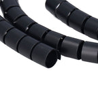 Spiral Cable Wrap Organizer Dia 20mm/0.79in Wire Winding Tube Cord Management System for Home Office TV DVD PC Cable2m/6.6ft
