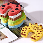 Door Pinch Guard High Elasticity Cute Prevent Pinching Easy to Install Baby Door Stopper for BabiesPattern Color Random Delivery