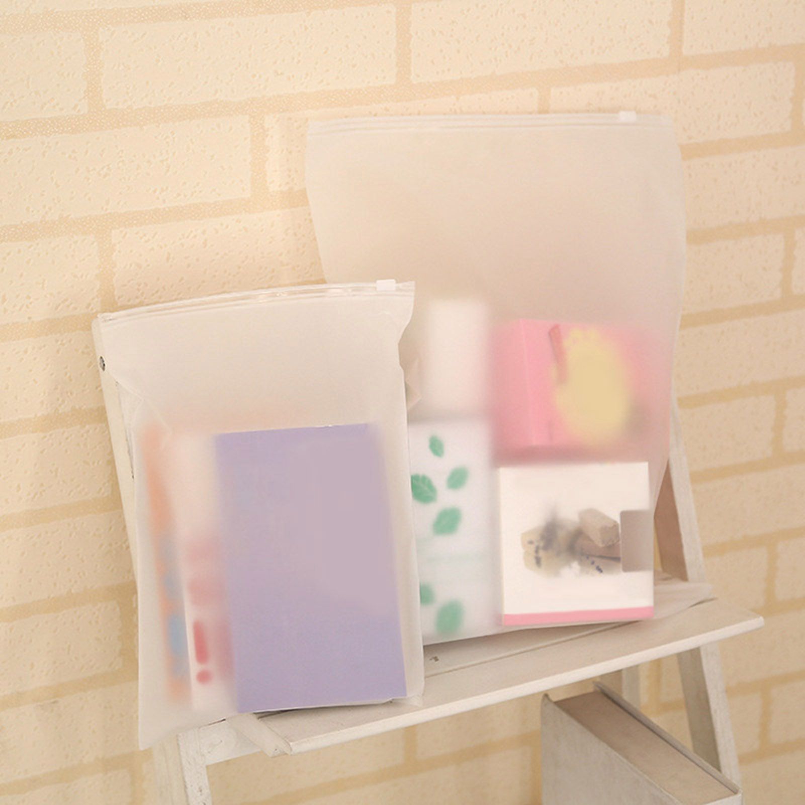 Double Matte Sealing Bag Environmental EVA Translucent Bag Valve Bag for Winter Clothing PillowXS 10x15cm
