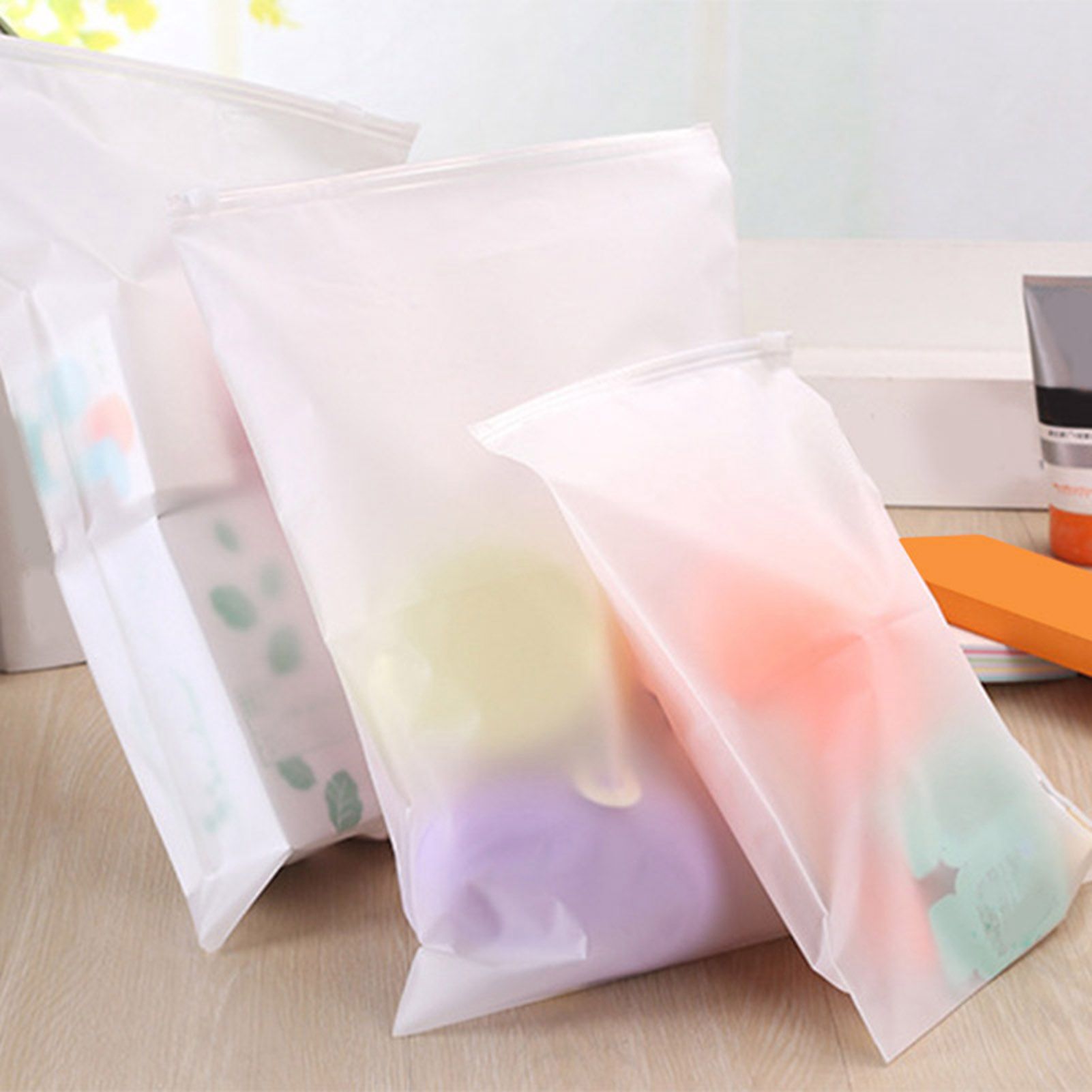 Double Matte Sealing Bag Environmental EVA Translucent Bag Valve Bag for Winter Clothing PillowXS 10x15cm