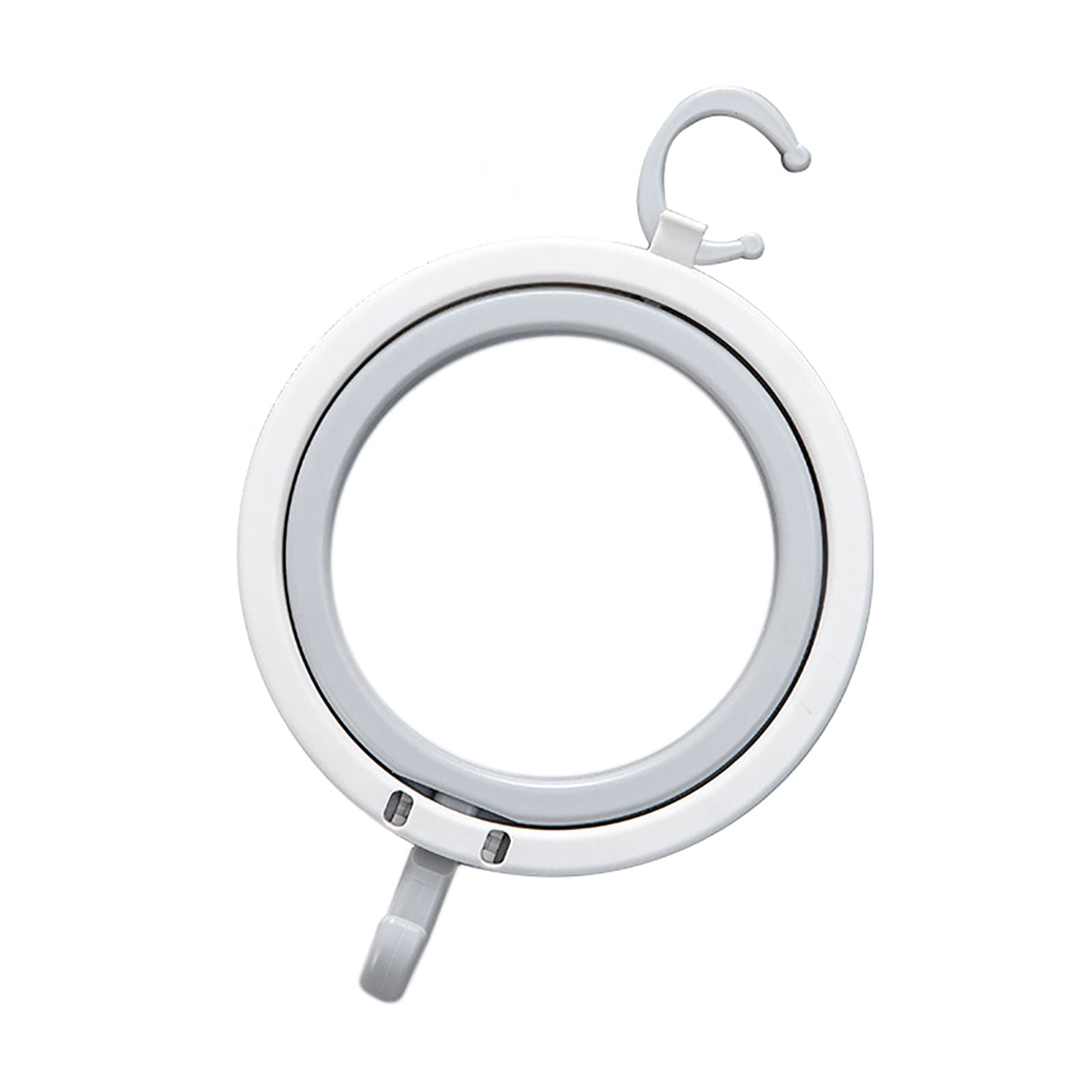 Hat Organizer Hook Type Wear Resistant Multifunction Hat Holder for Scarf Handbag NecktieWhite Gray
