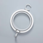 Hat Organizer Hook Type Wear Resistant Multifunction Hat Holder for Scarf Handbag NecktieWhite Gray