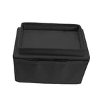 Sofa Tray Folding Arm Storage Holder Table 600D Oxford Cloth Side Pockets for Couch Black