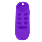 Remote Control Protective Cover Silicone Case for Chromecast with Google TV Remote Controller Purple