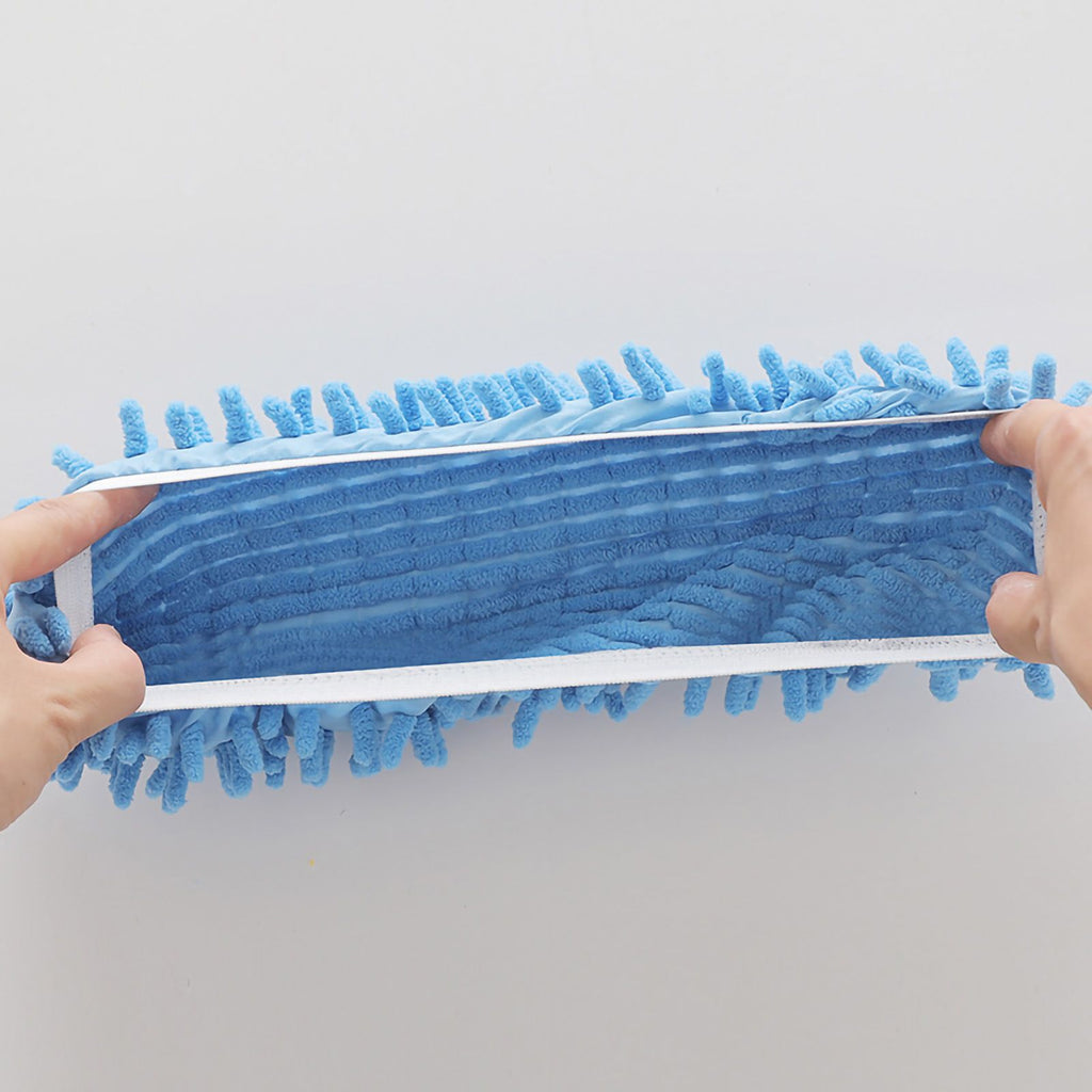 5PCS Mop Slippers Chenille Soft Strong Water Absorption Dust Removing Mop Shoe Cover for Home