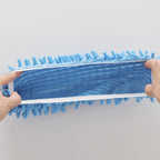5PCS Mop Slippers Chenille Soft Strong Water Absorption Dust Removing Mop Shoe Cover for Home