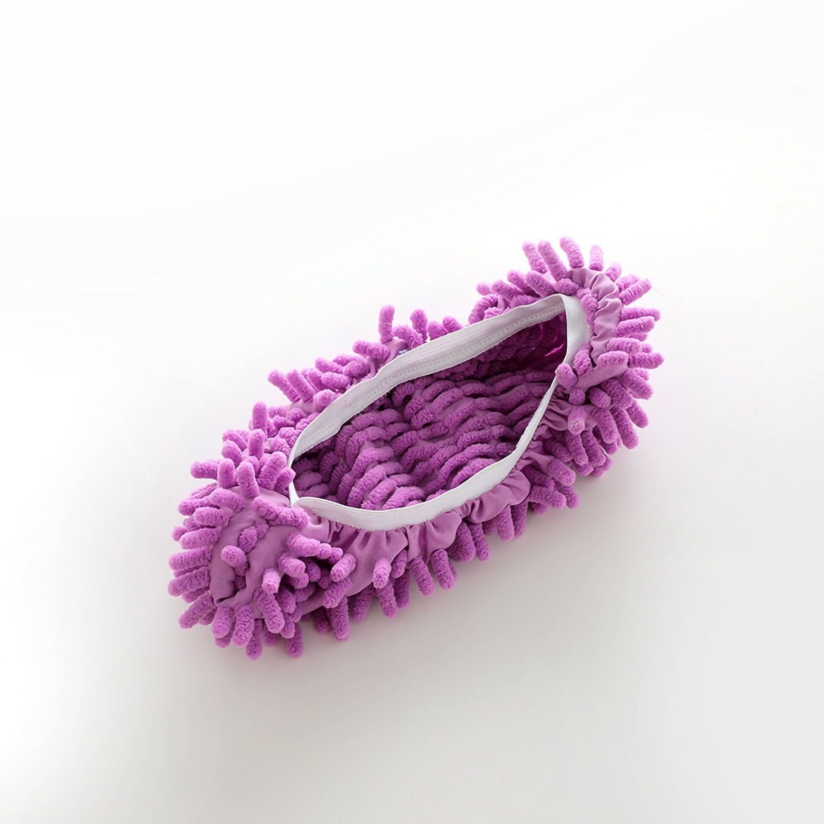 5PCS Mop Slippers Chenille Soft Strong Water Absorption Dust Removing Mop Shoe Cover for Home