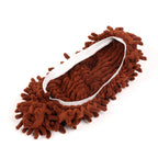 5PCS Mop Slippers Chenille Soft Strong Water Absorption Dust Removing Mop Shoe Cover for Home