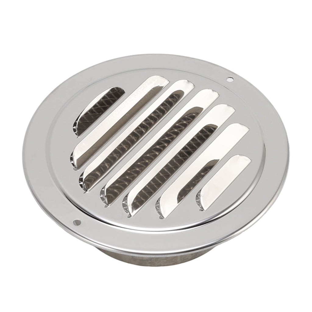 Air Ventilation Cover 304 Stainless Steel Round Exhaust Duct Grill Cap for Kitchen and Bathroom 100mm / 3.9in