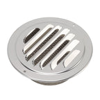 Air Ventilation Cover 304 Stainless Steel Round Exhaust Duct Grill Cap for Kitchen and Bathroom 100mm / 3.9in