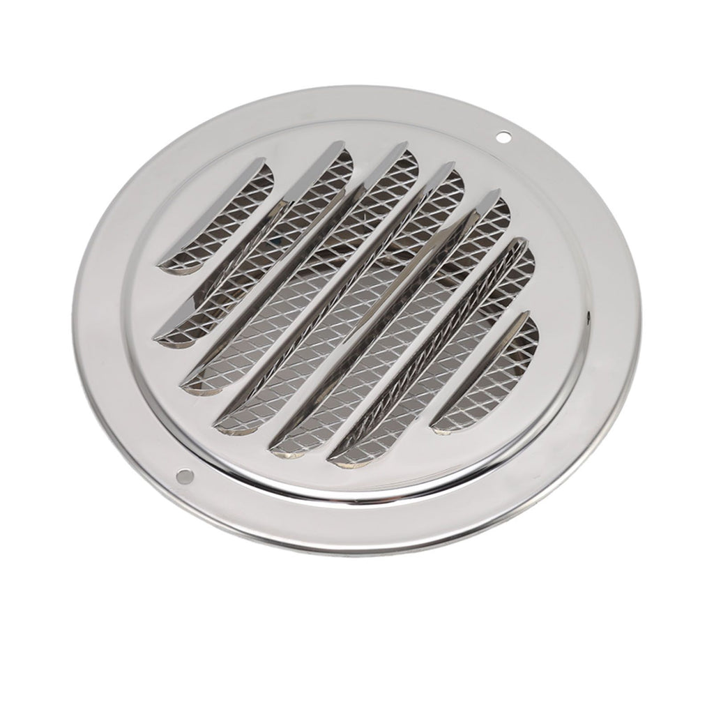 Air Ventilation Cover 304 Stainless Steel Round Exhaust Duct Grill Cap for Kitchen and Bathroom 100mm / 3.9in