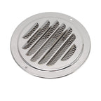 Air Ventilation Cover 304 Stainless Steel Round Exhaust Duct Grill Cap for Kitchen and Bathroom 100mm / 3.9in