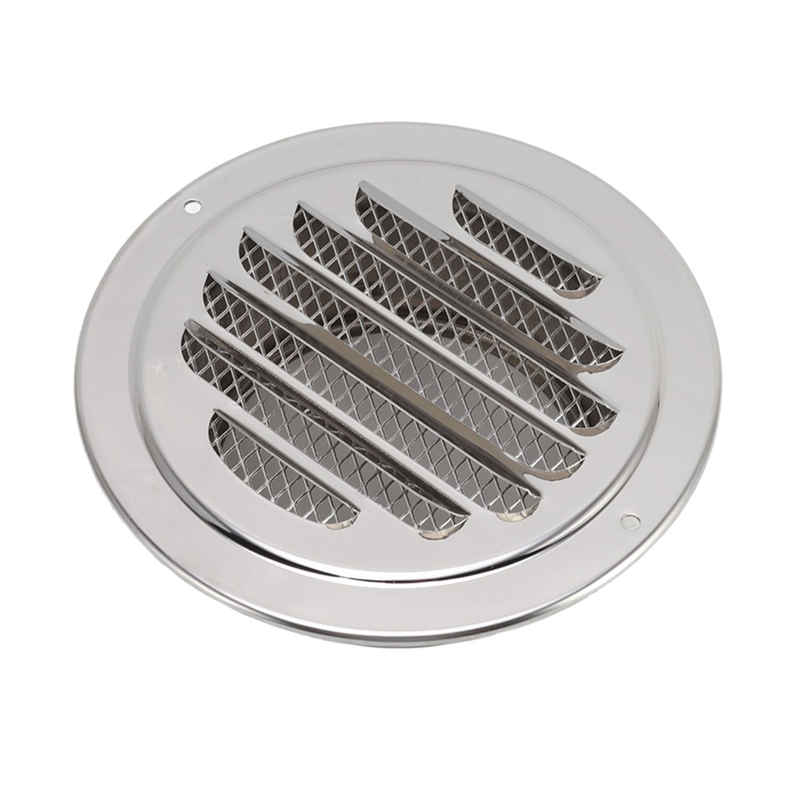 Air Ventilation Cover 304 Stainless Steel Round Exhaust Duct Grill Cap for Kitchen and Bathroom 100mm / 3.9in