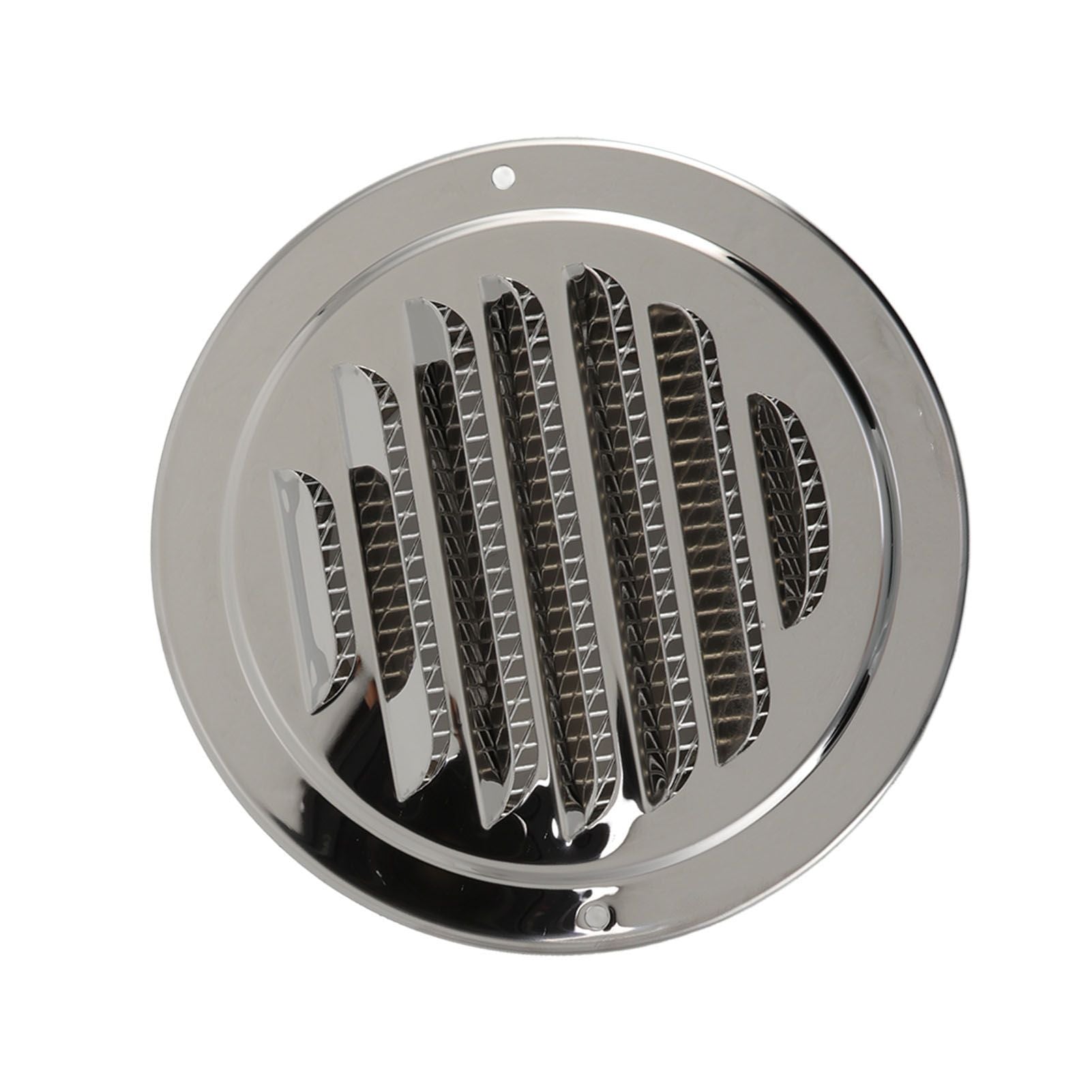 Air Ventilation Cover 304 Stainless Steel Round Exhaust Duct Grill Cap for Kitchen and Bathroom 100mm / 3.9in
