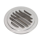 Air Ventilation Cover 304 Stainless Steel Round Exhaust Duct Grill Cap for Kitchen and Bathroom 120mm / 4.7in