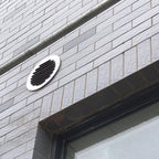 Air Ventilation Cover 304 Stainless Steel Round Exhaust Duct Grill Cap for Kitchen and Bathroom 120mm / 4.7in