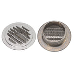 Air Ventilation Cover 304 Stainless Steel Round Exhaust Duct Grill Cap for Kitchen and Bathroom 150mm / 5.9in