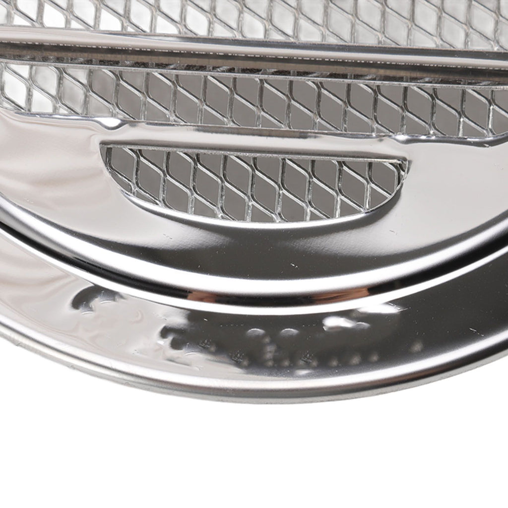Air Ventilation Cover 304 Stainless Steel Round Exhaust Duct Grill Cap for Kitchen and Bathroom 150mm / 5.9in