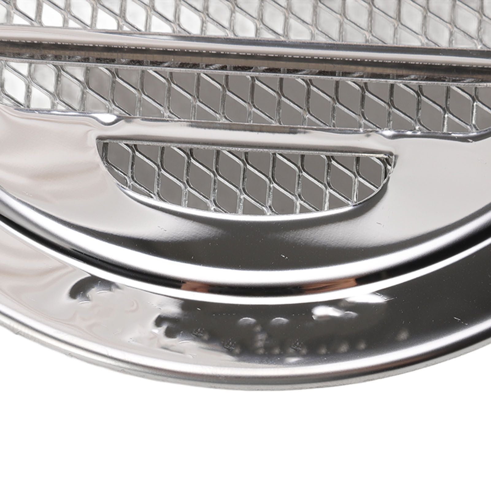 Air Ventilation Cover 304 Stainless Steel Round Exhaust Duct Grill Cap for Kitchen and Bathroom 150mm / 5.9in