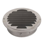 Air Ventilation Cover 304 Stainless Steel Round Exhaust Duct Grill Cap for Kitchen and Bathroom 160mm / 6.3in