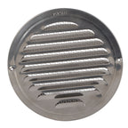 Air Ventilation Cover 304 Stainless Steel Round Exhaust Duct Grill Cap for Kitchen and Bathroom 160mm / 6.3in