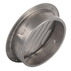 Air Ventilation Cover 304 Stainless Steel Round Exhaust Duct Grill Cap for Kitchen and Bathroom 160mm / 6.3in