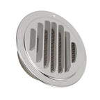 Air Ventilation Cover 304 Stainless Steel Round Exhaust Duct Grill Cap for Kitchen and Bathroom 160mm / 6.3in