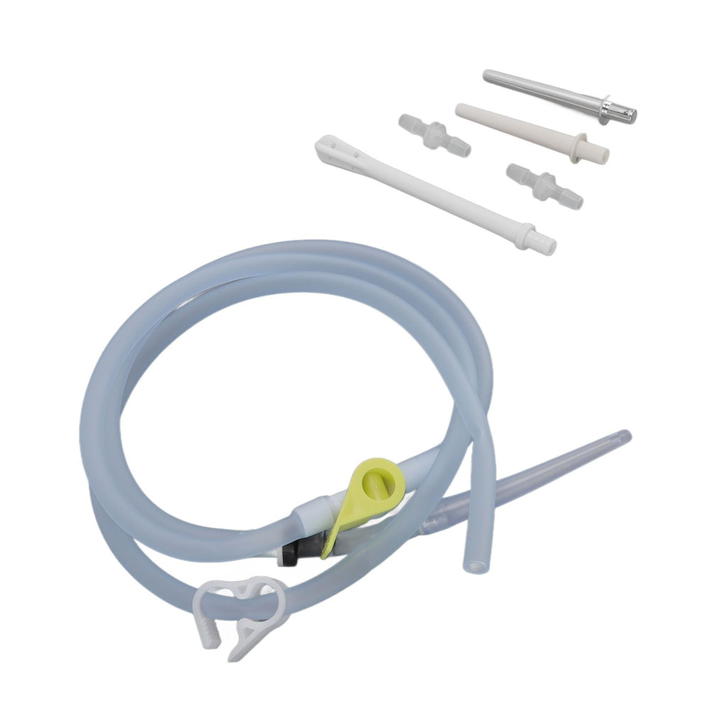 Silicone Enema Pipe Soft Glossy Odorless Deep Cleaning 1.5m Enema Hose for Enema Bucket