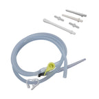 Silicone Enema Pipe Soft Glossy Odorless Deep Cleaning 1.5m Enema Hose for Enema Bucket