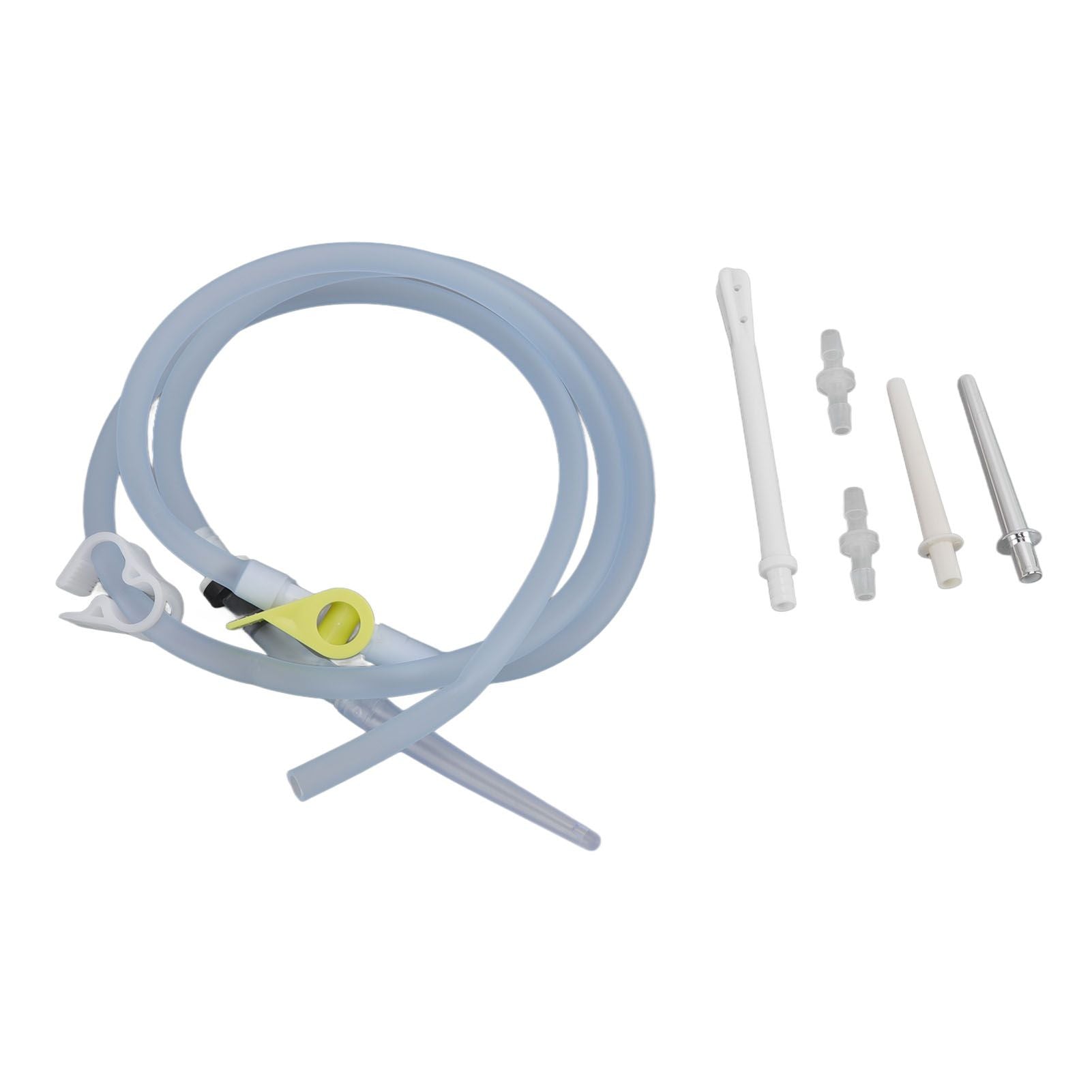 Silicone Enema Pipe Soft Glossy Odorless Deep Cleaning 1.5m Enema Hose for Enema Bucket