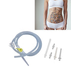 Silicone Enema Pipe Soft Glossy Odorless Deep Cleaning 1.5m Enema Hose for Enema Bucket