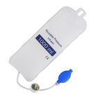 Pressure Infusion Bag with Pressure Gauge Strong Wear Resistance Air Tightness Fluid Quick Infusion for Emergency Patient 1000ml