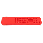 TV Remote Case Silicone Soft Shockproof Washable Protective Cover for RMF TX800 TX900 Red