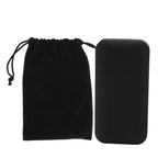 Cigarette Case Height Adjustable Thick Thin Cigarettes Dual Use Lighter Split Cigarette Case Holder Black