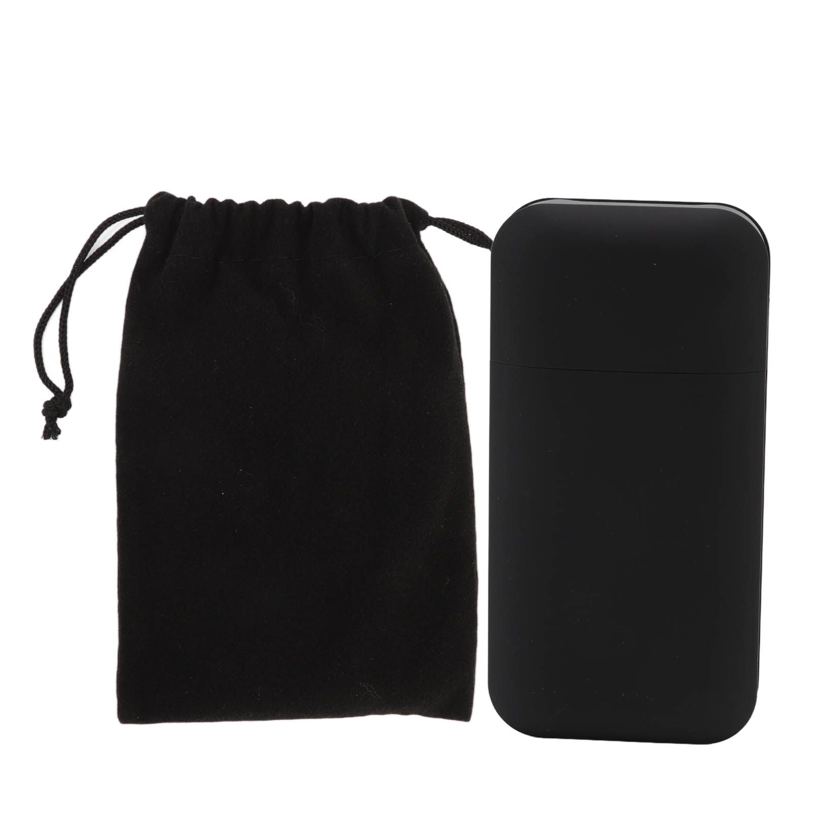 Cigarette Case Height Adjustable Thick Thin Cigarettes Dual Use Lighter Split Cigarette Case Holder Black