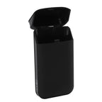 Cigarette Case Height Adjustable Thick Thin Cigarettes Dual Use Lighter Split Cigarette Case Holder Black