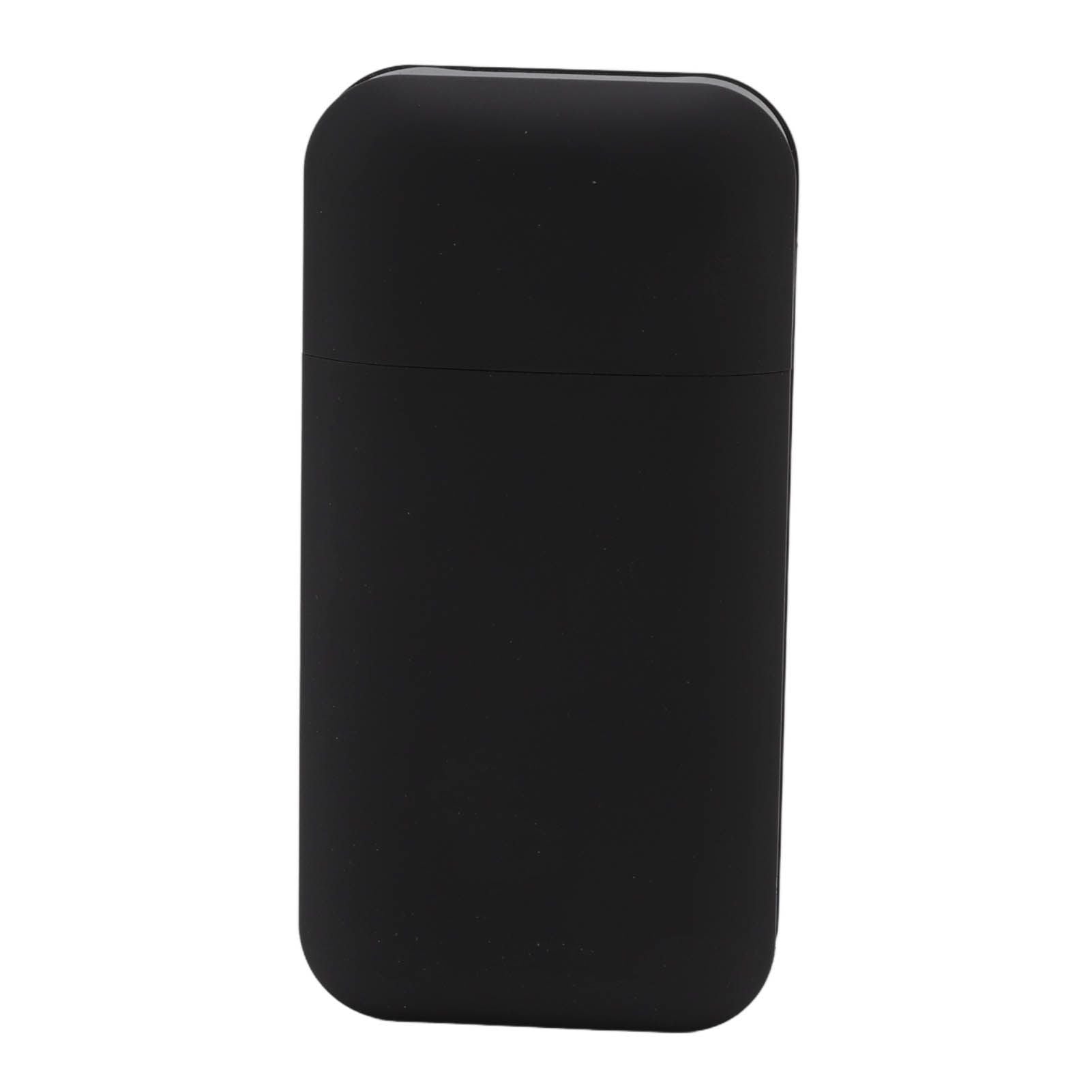 Cigarette Case Height Adjustable Thick Thin Cigarettes Dual Use Lighter Split Cigarette Case Holder Black