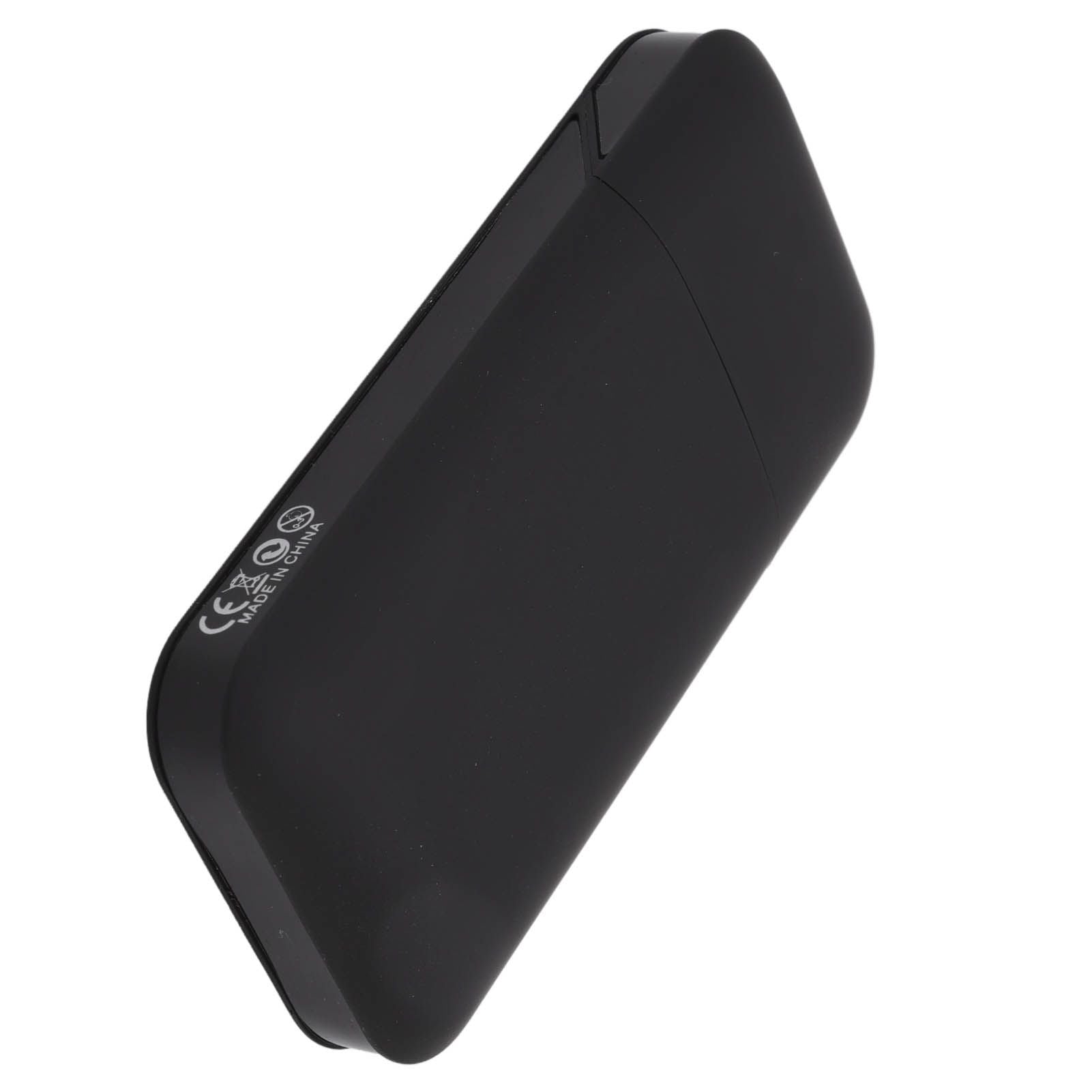 Cigarette Case Height Adjustable Thick Thin Cigarettes Dual Use Lighter Split Cigarette Case Holder Black