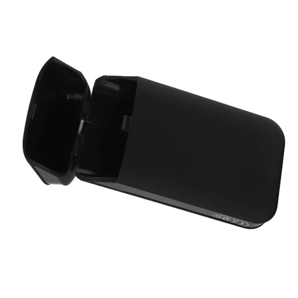 Cigarette Case Height Adjustable Thick Thin Cigarettes Dual Use Lighter Split Cigarette Case Holder Black