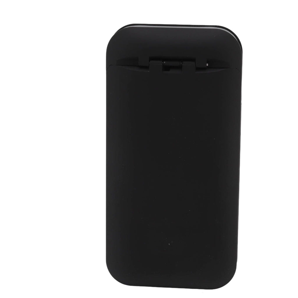 Cigarette Case Height Adjustable Thick Thin Cigarettes Dual Use Lighter Split Cigarette Case Holder Black